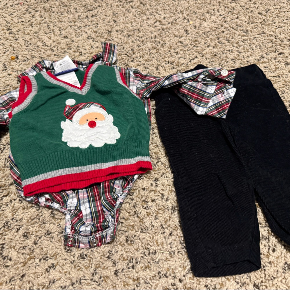 Festive Santa Kids Matching Set